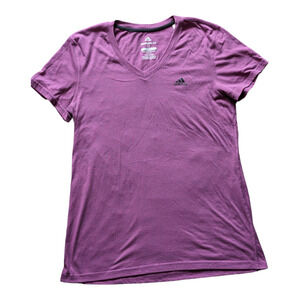 Adidas Women's Shirt/Top Purple Size Med